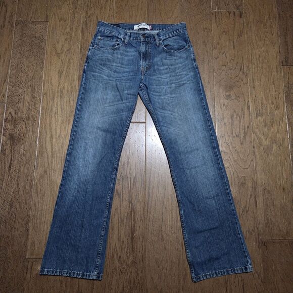 Levi’s 527 Jeans Size 32x34 Low Boot Cut Blue Denim Pants Med Wash Y2k - Picture 1 of 8